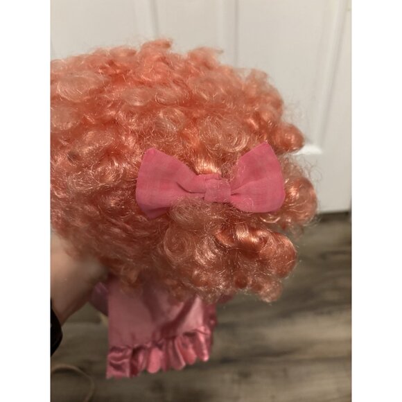 VTG. Kenner 1985 HUGGA BUNCH 17" HUGGINS Doll Curly Pink Hair Blue Eyes Plush - Picture 7 of 11